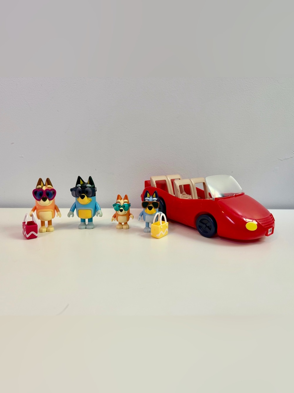 ($17 when you bundle) Blue family figures w/ Sunglasses + Bluey Convertible Car